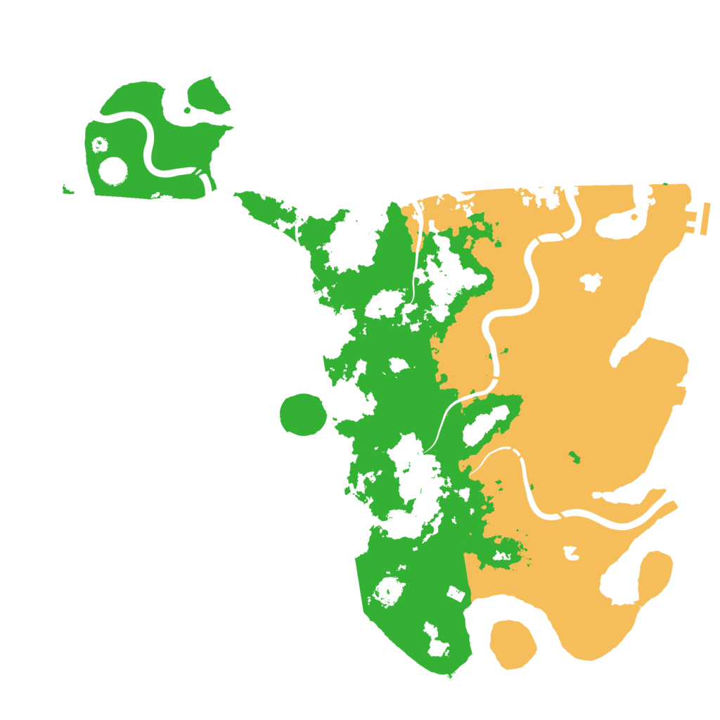 Biome Rust Map: Procedural Map, Size: 4500, Seed: 952506761