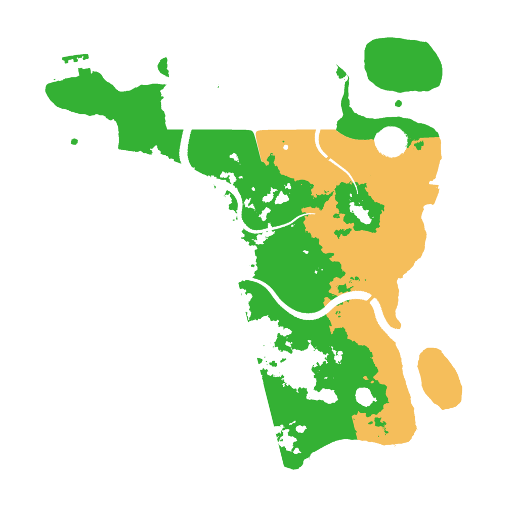 Biome Rust Map: Procedural Map, Size: 3000, Seed: 1130796432