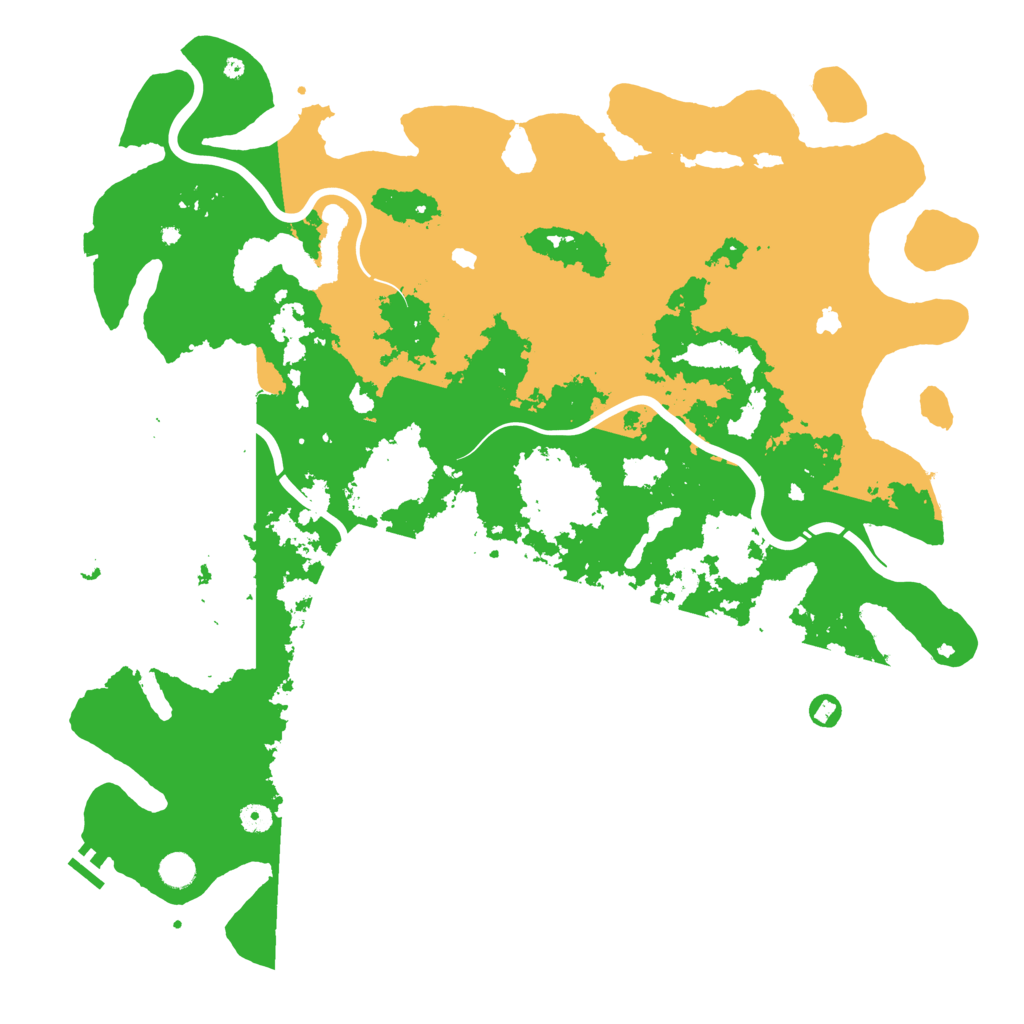 Biome Rust Map: Procedural Map, Size: 5000, Seed: 49697495