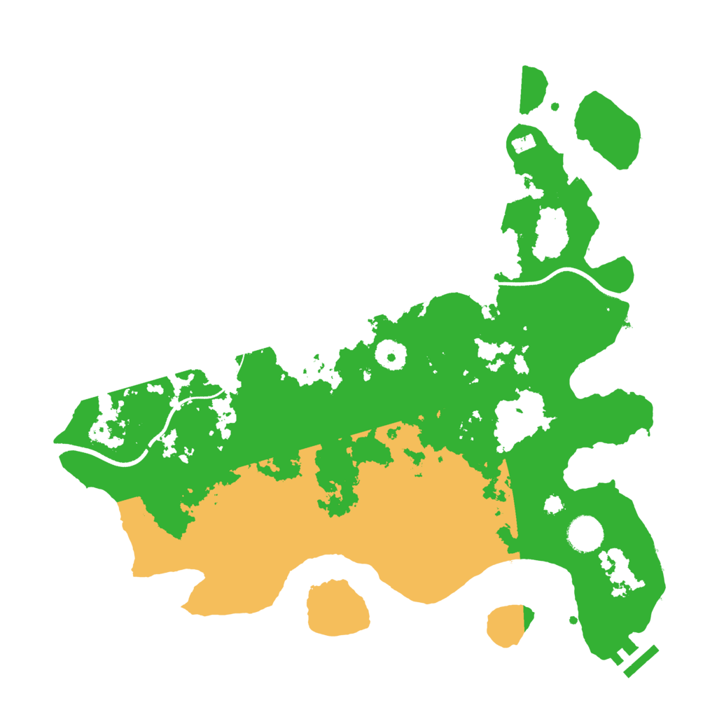 Biome Rust Map: Procedural Map, Size: 3500, Seed: 1186160753