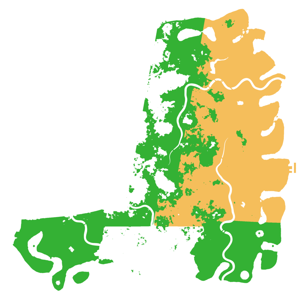 Biome Rust Map: Procedural Map, Size: 6000, Seed: 693266610