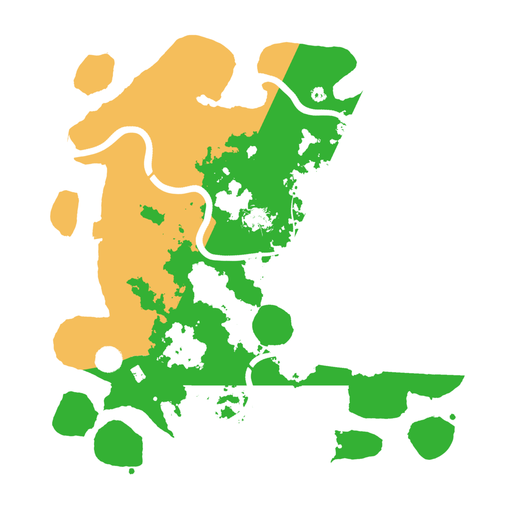 Biome Rust Map: Procedural Map, Size: 3500, Seed: 1759588898