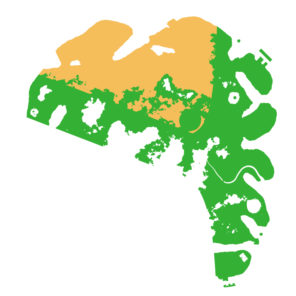 Biome Rust Map: Procedural Map, Size: 3800, Seed: 20211111