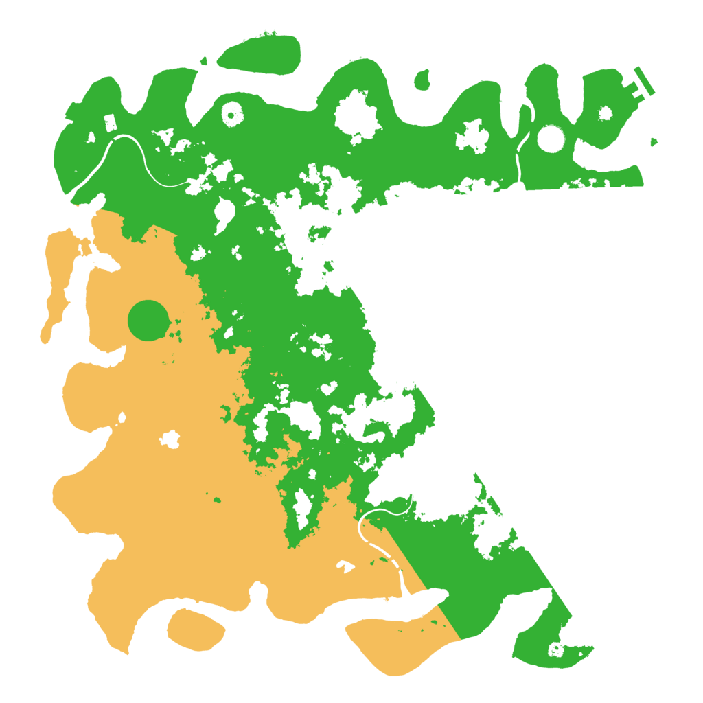 Biome Rust Map: Procedural Map, Size: 4500, Seed: 285917