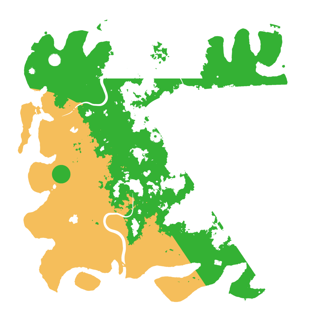 Biome Rust Map: Procedural Map, Size: 4500, Seed: 285917
