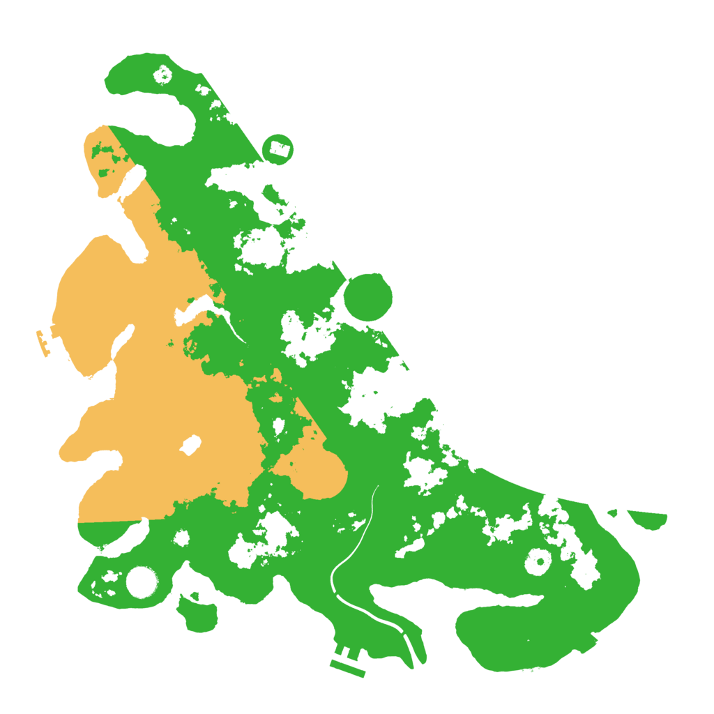 Biome Rust Map: Procedural Map, Size: 4000, Seed: 92000058