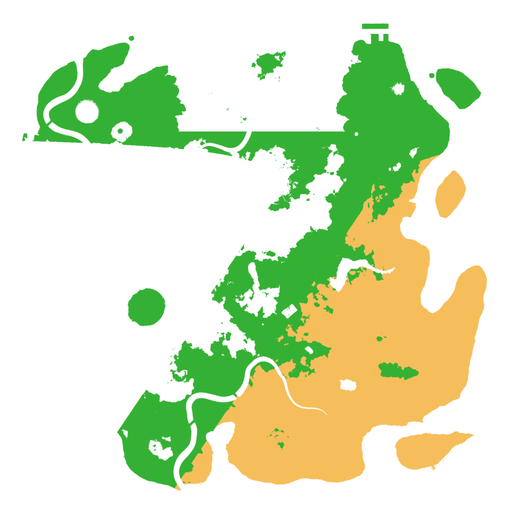 Biome Rust Map: Procedural Map, Size: 4000, Seed: 49428393