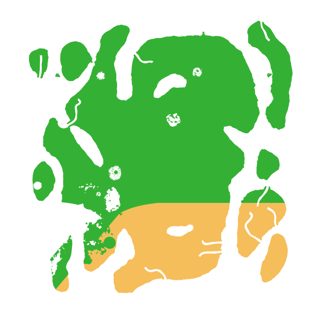 Biome Rust Map: Procedural Map, Size: 3500, Seed: 273849750