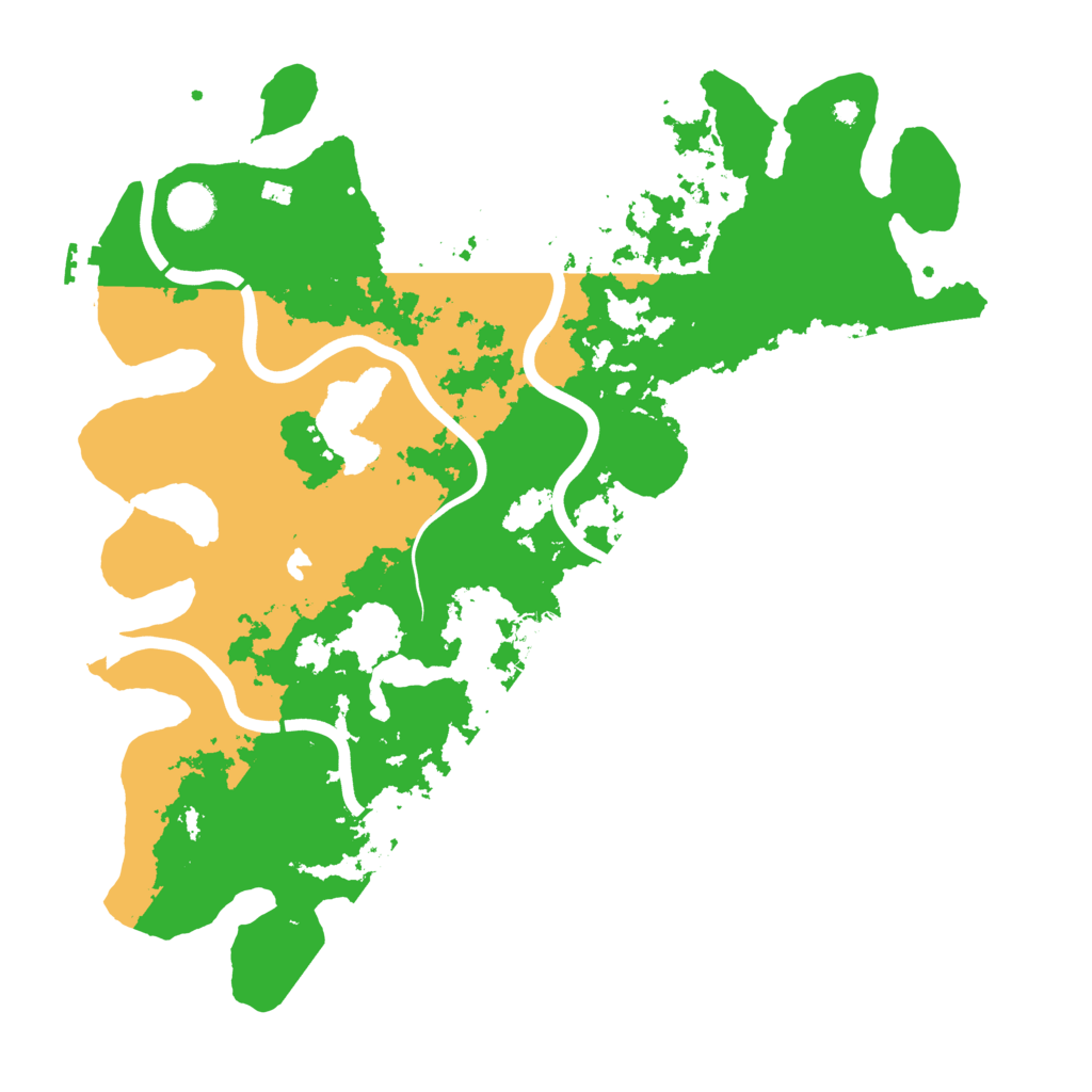 Biome Rust Map: Procedural Map, Size: 4000, Seed: 5058
