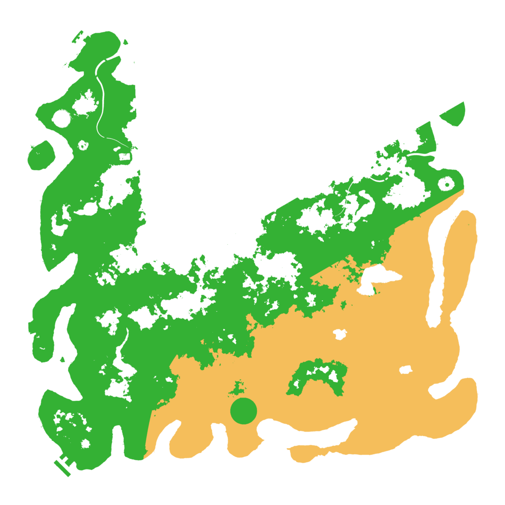 Biome Rust Map: Procedural Map, Size: 5000, Seed: 5317