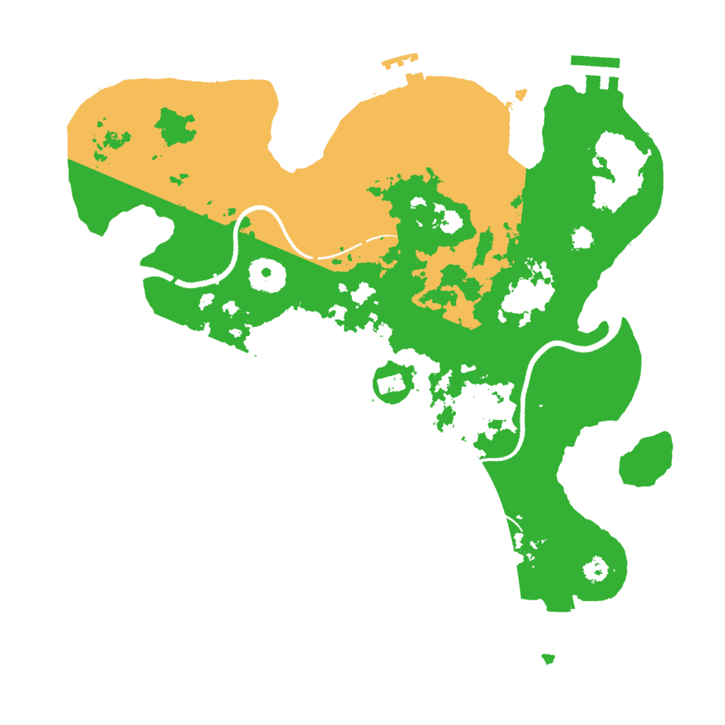 Biome Rust Map: Procedural Map, Size: 3000, Seed: 2135012129