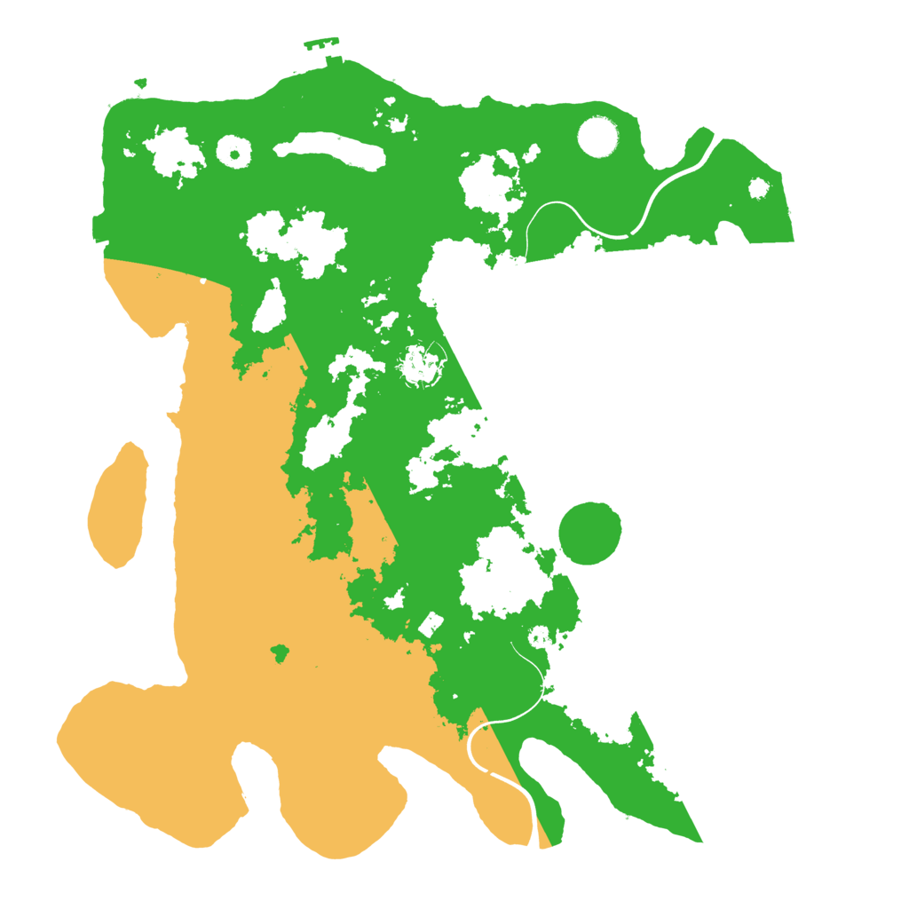 Biome Rust Map: Procedural Map, Size: 3950, Seed: 1742125528