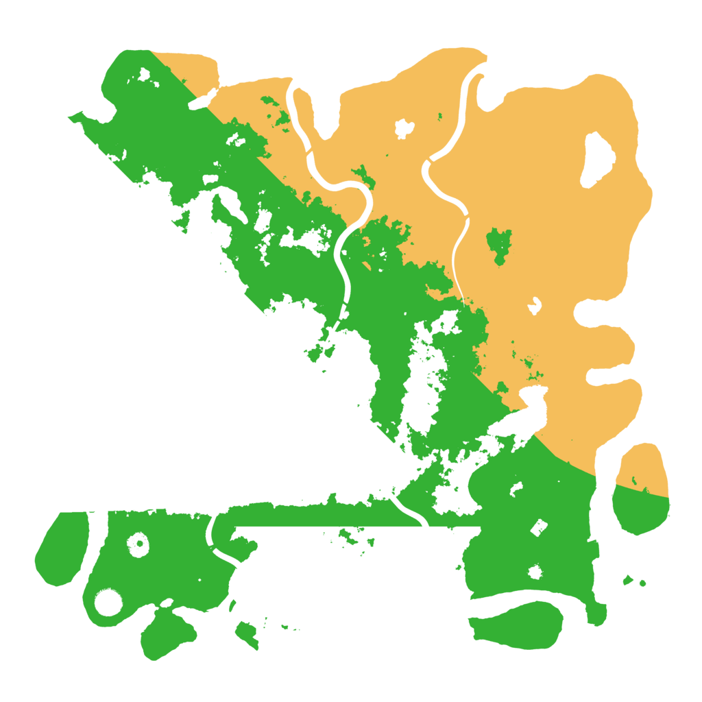 Biome Rust Map: Procedural Map, Size: 4500, Seed: 95044903
