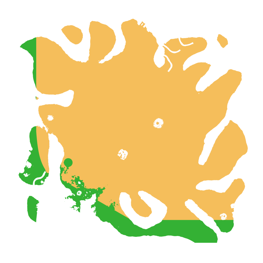 Biome Rust Map: Procedural Map, Size: 4000, Seed: 1364549127