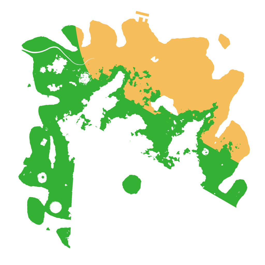 Biome Rust Map: Procedural Map, Size: 4000, Seed: 1364549127