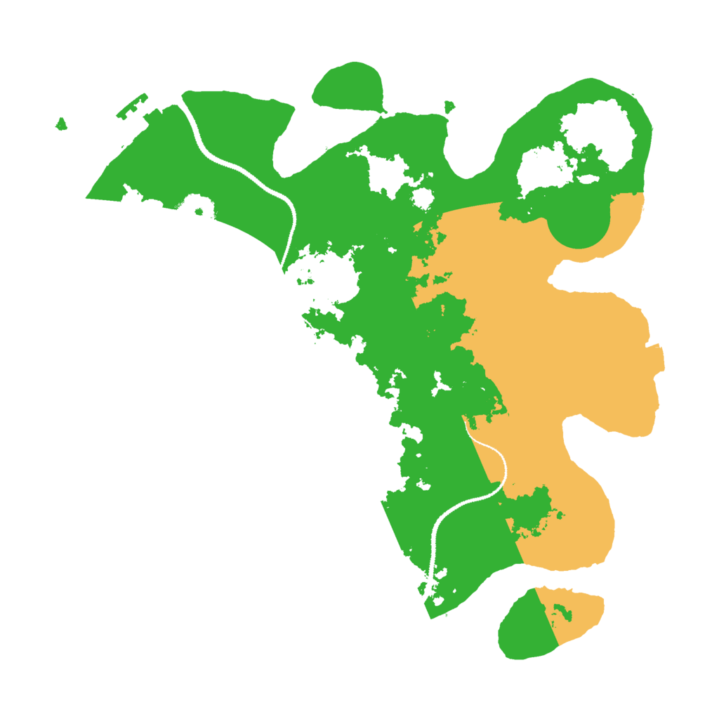 Biome Rust Map: Procedural Map, Size: 3000, Seed: 492048