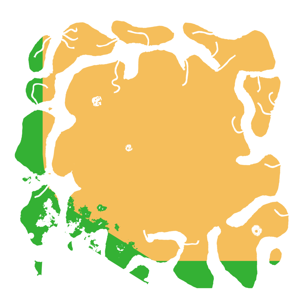 Biome Rust Map: Procedural Map, Size: 4500, Seed: 34343