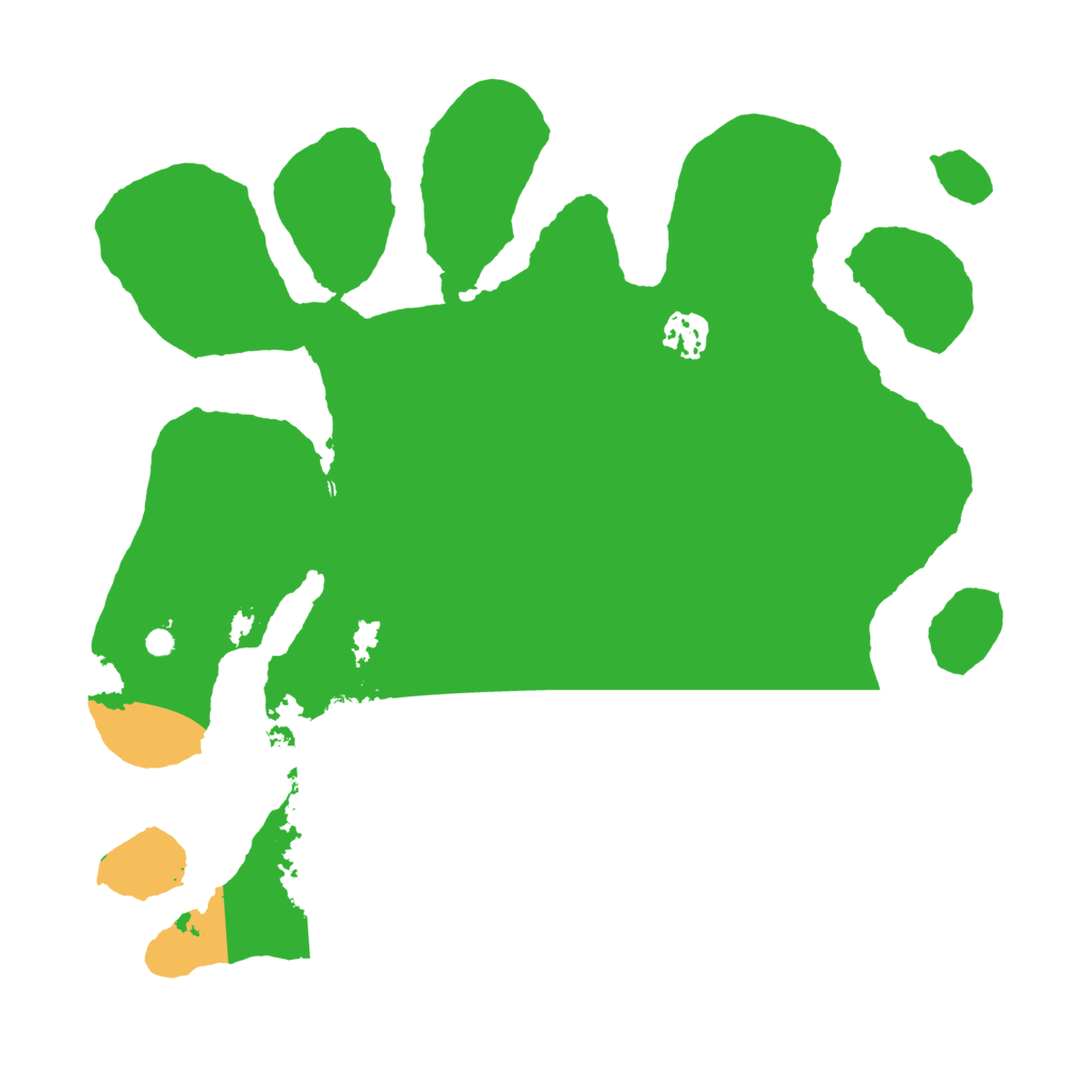 Biome Rust Map: Barren, Size: 3500, Seed: 1250974995