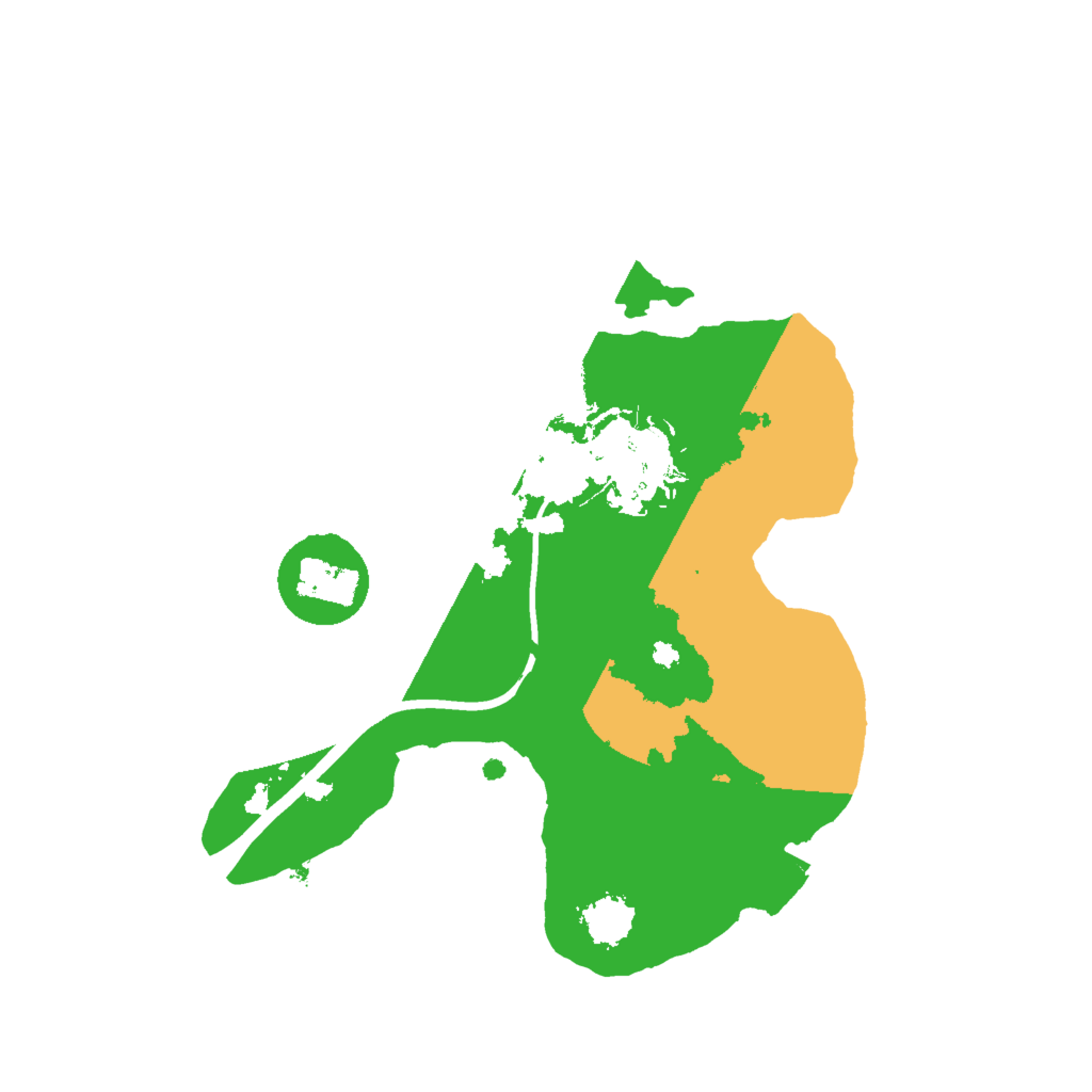 Biome Rust Map: Procedural Map, Size: 1999, Seed: 4329492