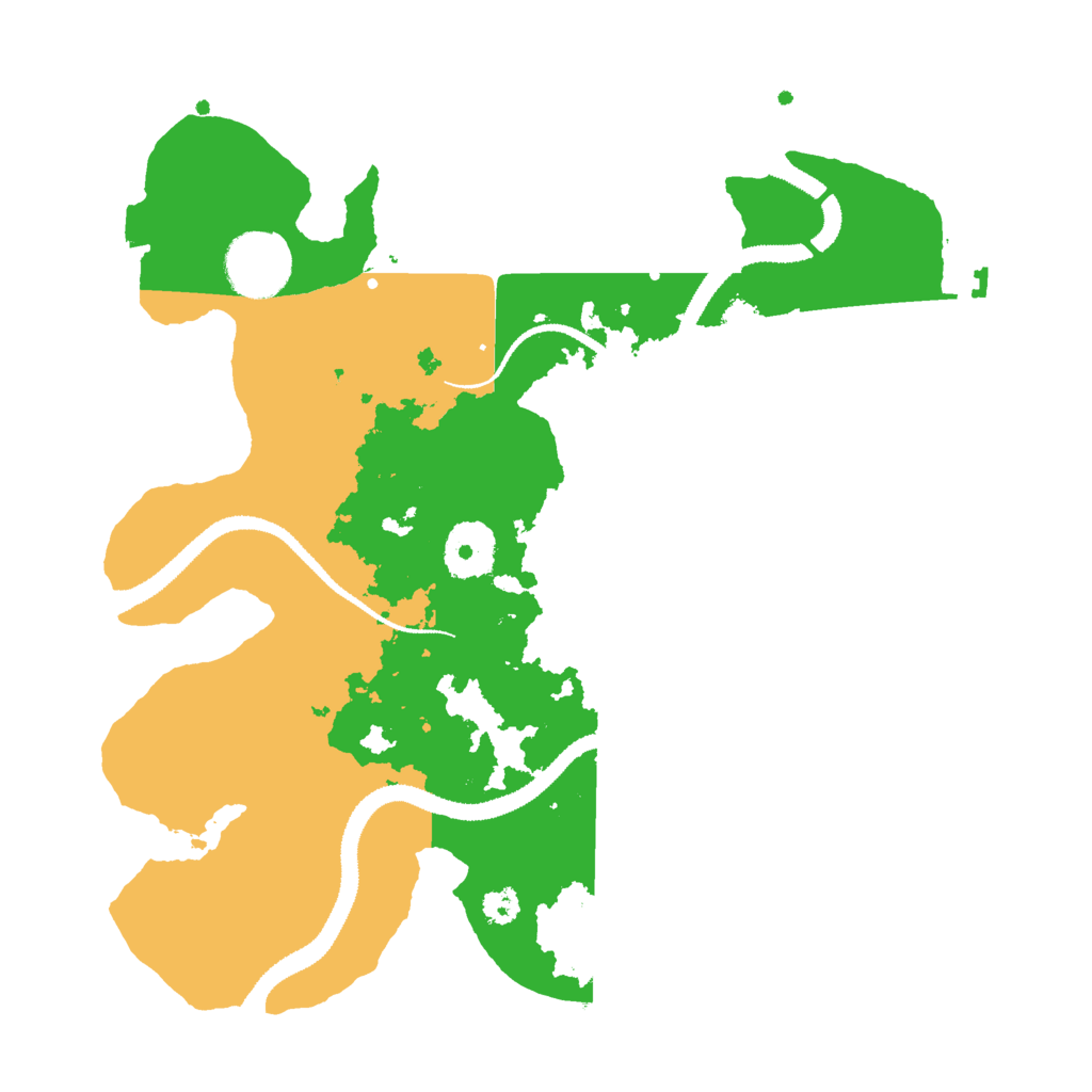 Biome Rust Map: Procedural Map, Size: 3000, Seed: 607379