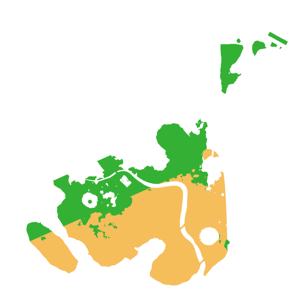 Biome Rust Map: Procedural Map, Size: 3000, Seed: 974382