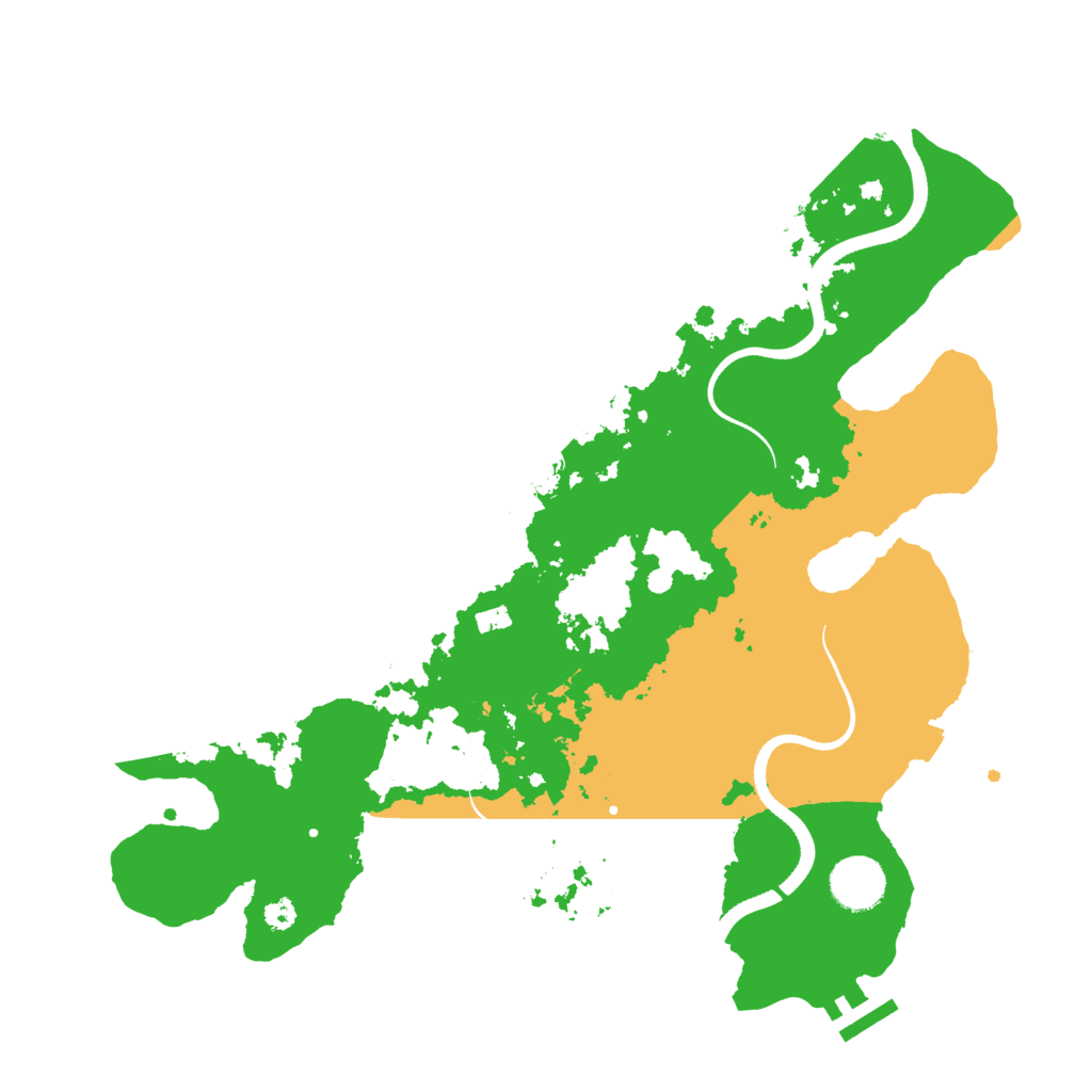 Biome Rust Map: Procedural Map, Size: 3500, Seed: 1608363274