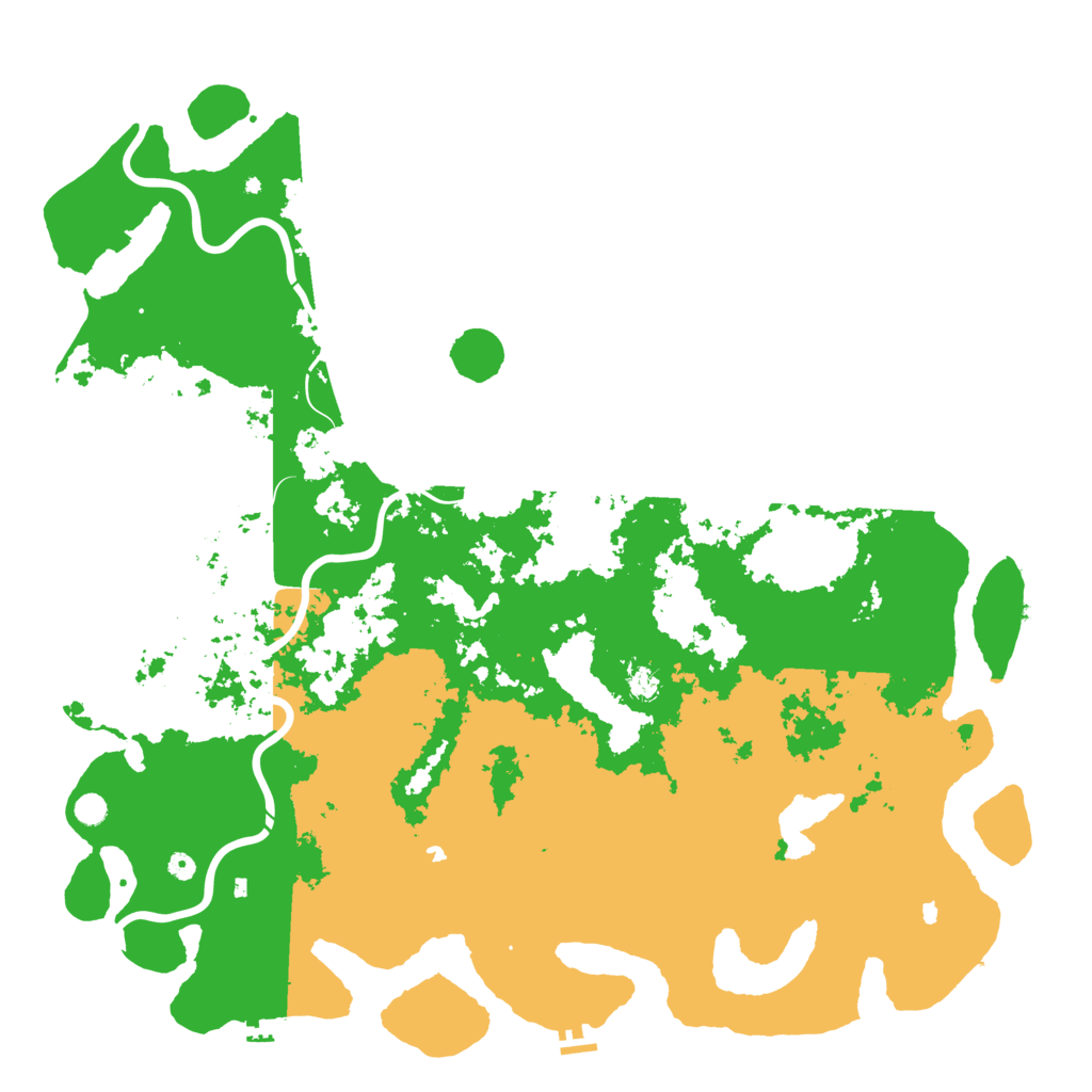Biome Rust Map: Procedural Map, Size: 6000, Seed: 41145275