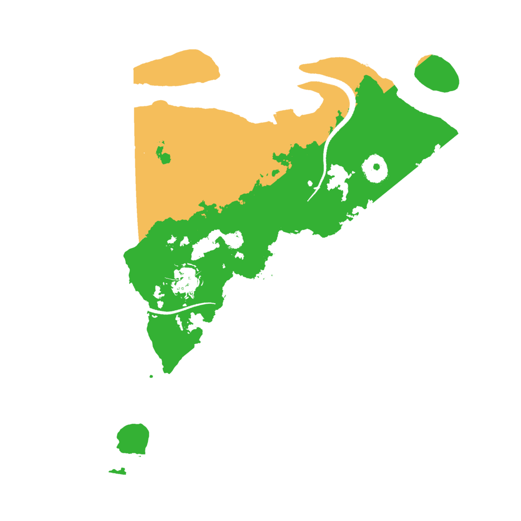 Biome Rust Map: Procedural Map, Size: 3000, Seed: 219912