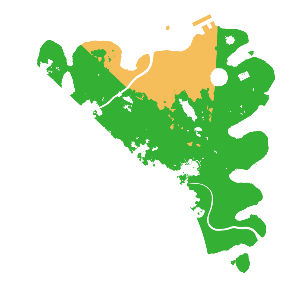 Biome Rust Map: Procedural Map, Size: 3000, Seed: 432947