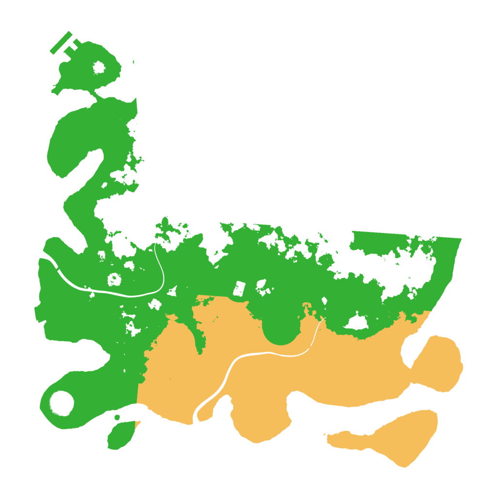 Biome Rust Map: Procedural Map, Size: 3600, Seed: 436533