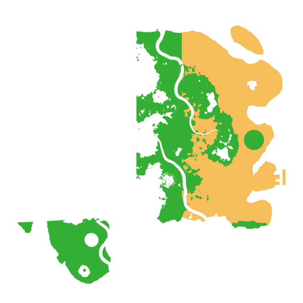 Biome Rust Map: Procedural Map, Size: 4000, Seed: 99332632