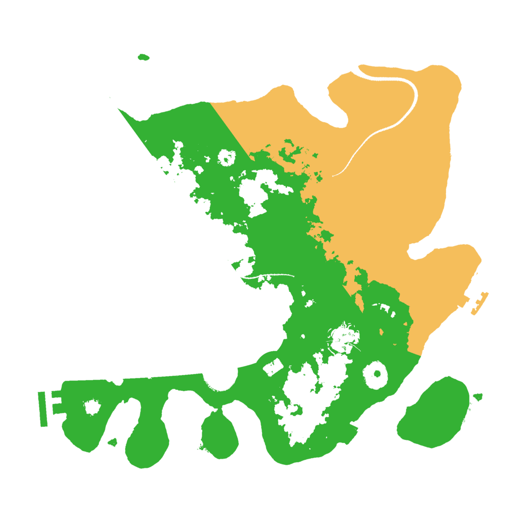 Biome Rust Map: Procedural Map, Size: 3000, Seed: 1371389079