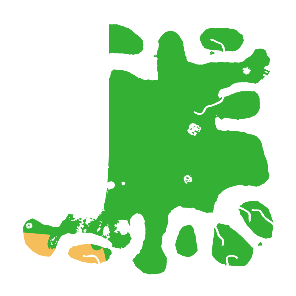 Biome Rust Map: Procedural Map, Size: 3600, Seed: 292929