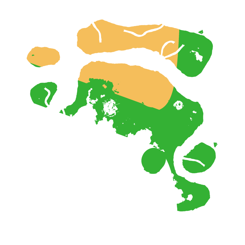 Biome Rust Map: Procedural Map, Size: 2800, Seed: 12628585