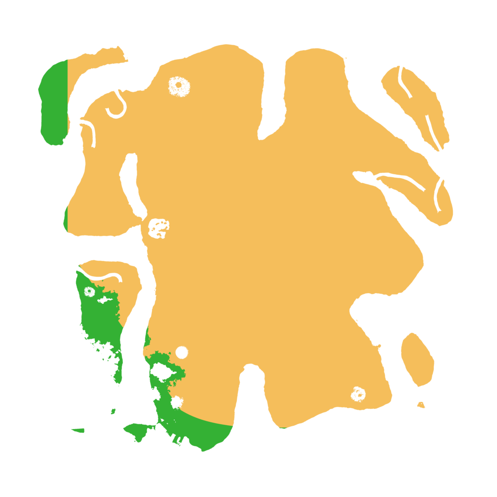 Biome Rust Map: Procedural Map, Size: 3500, Seed: 992708869