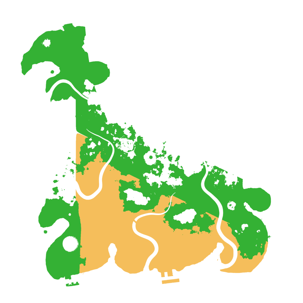 Biome Rust Map: Procedural Map, Size: 3500, Seed: 1598442438