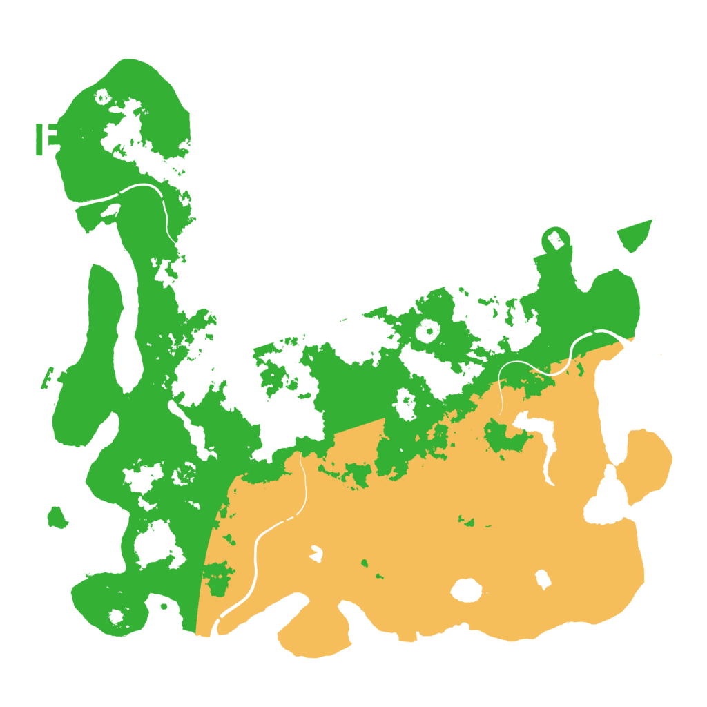 Biome Rust Map: Procedural Map, Size: 4500, Seed: 917576148