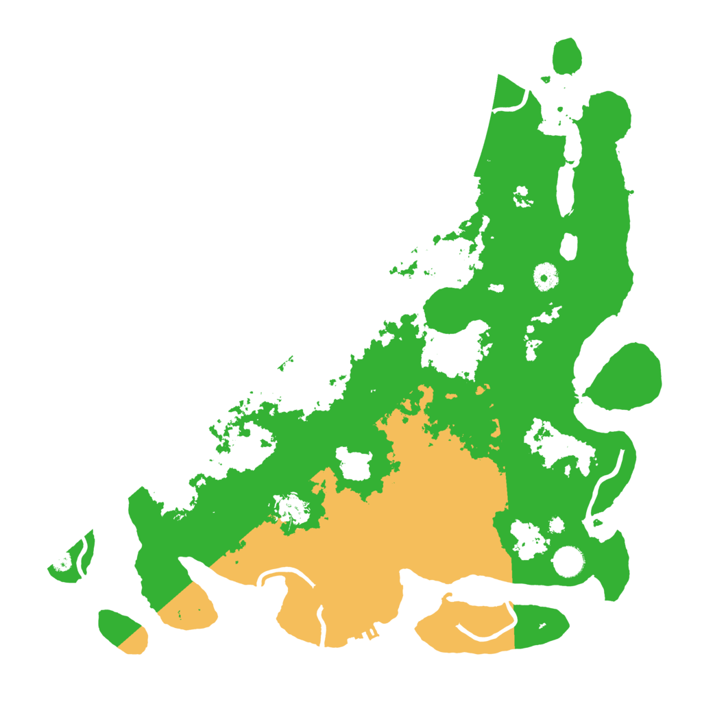 Biome Rust Map: Procedural Map, Size: 4000, Seed: 2971250