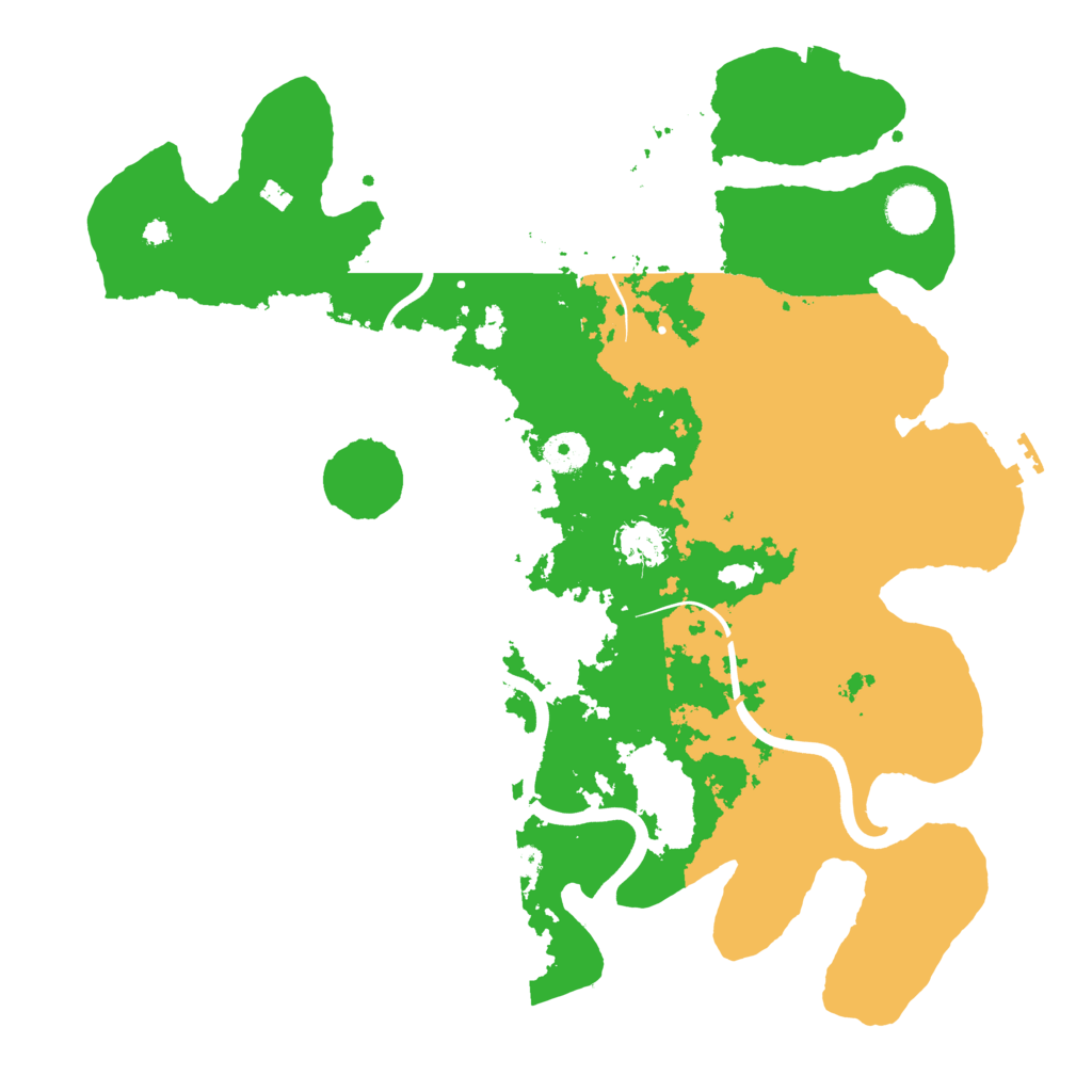 Biome Rust Map: Procedural Map, Size: 3850, Seed: 299418438