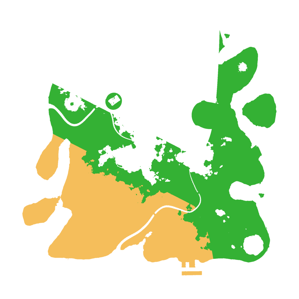 Biome Rust Map: Procedural Map, Size: 3000, Seed: 103072705