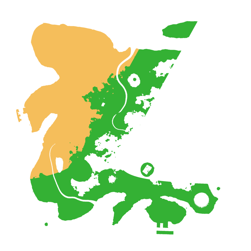 Biome Rust Map: Procedural Map, Size: 3000, Seed: 124565766