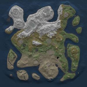 Thumbnail Rust Map: Procedural Map, Size: 4200, Seed: 214200005, 19 Monuments