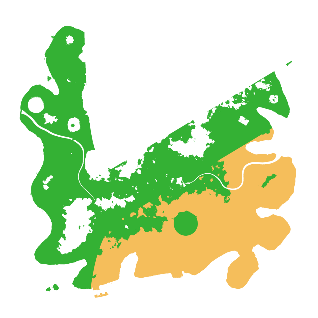 Biome Rust Map: Procedural Map, Size: 3500, Seed: 1282604757