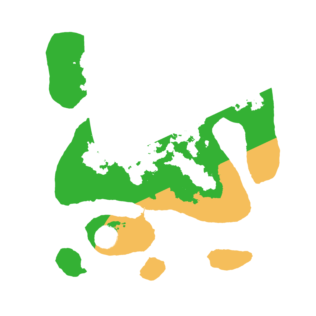 Biome Rust Map: Barren, Size: 2500, Seed: 35352