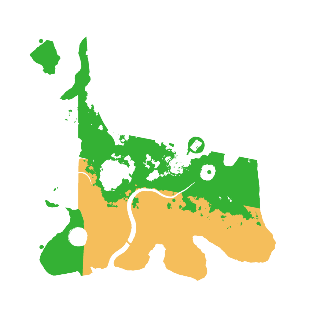 Biome Rust Map: Procedural Map, Size: 3000, Seed: 789078