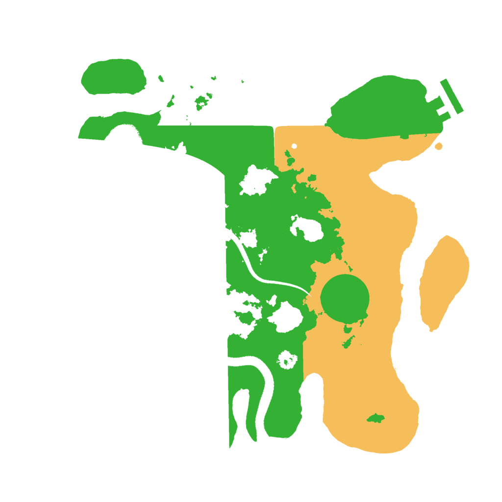 Biome Rust Map: Procedural Map, Size: 2750, Seed: 1356232