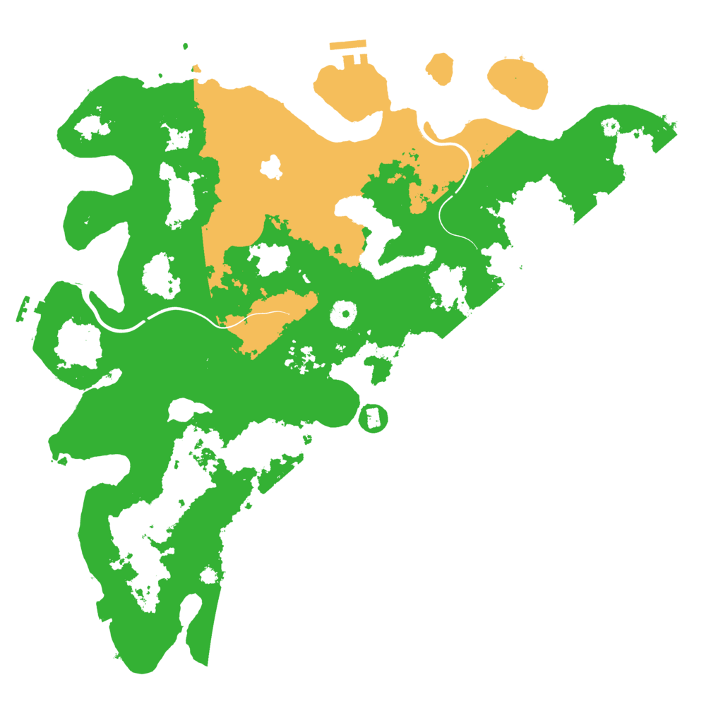 Biome Rust Map: Procedural Map, Size: 4000, Seed: 1496373423