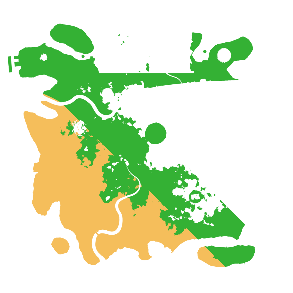 Biome Rust Map: Procedural Map, Size: 3700, Seed: 87949675