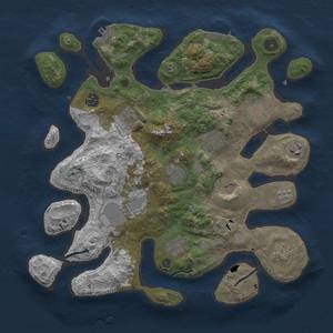 Thumbnail Rust Map: Procedural Map, Size: 3700, Seed: 356450057, 19 Monuments