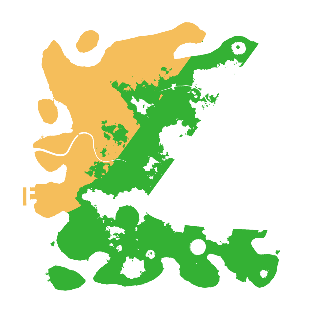 Biome Rust Map: Procedural Map, Size: 3500, Seed: 2072241409